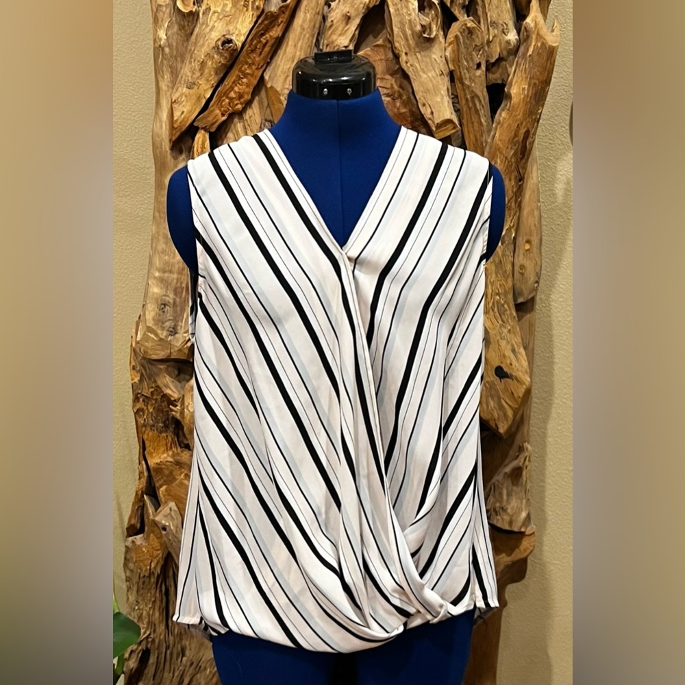 Striped Blouse Tank